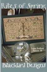 Blackbird Designs Loose Feathers Pattern 30 Rites of Spring XSD