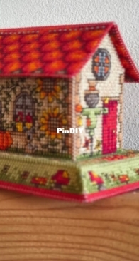 Durene Jones 3D autumn cottage