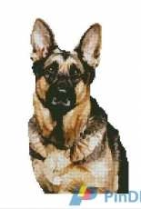 Artecy Cross Stitch German Shepherd