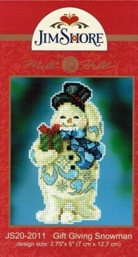Mill Hill - Jim Shore JS20-2011 Gift Giving Snowman XSD