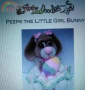 Fiber Doodles - K4TT - Peeps the little girl bunny