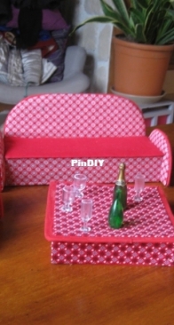 cardboard furniture for barbie