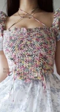 Moon and Baileys Crochet - Brianna Hibikii - Anna Top / Dress Lookbook