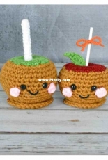 Jennifer Q - Jennifer Quinones - Amigurumi Caramel Apple - Free