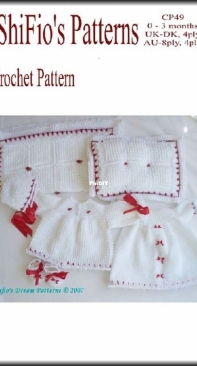 Shifios Dream Patterns - Pattern 49 - Girl Snowpuff Set