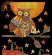 Bewitching Owl by Elizabeth Spurlock from Cross Stitch and Needlework - September 2012 XSD