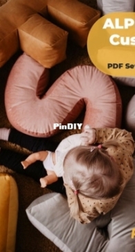 Pan Pattern - Alphabet Cushions - English