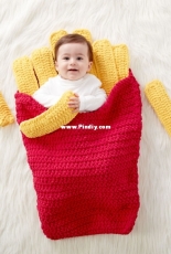 Yarnspirations - Bernat Design Studio  - Small Fry Crochet Sleep Sack - Free