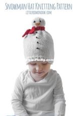 Winter Snowman Hat by Cassandra May