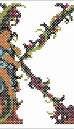 Lanarte 33360 Antique Alphabet Letter K XSD