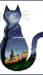MiAx Stitch - Cat in the Moonlight by Minasyan Yana  XSD