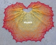 Autumn Adagio Shawl - Anna Victoria - By the Lily Pond