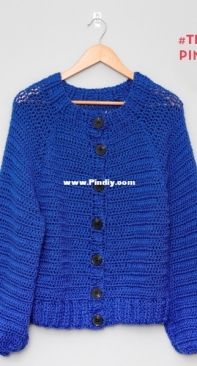 Atelie Pingouin - Maria Aparecida Dourado - Topaz Cardigan - Cardigā Topázio- Portuguese - Free