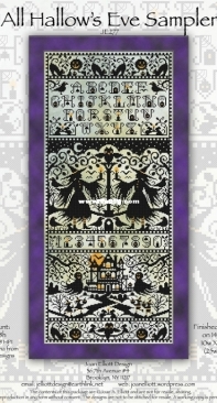 Joan Elliot JE277 All Hallows Eve Sampler