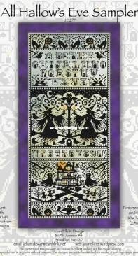 Joan Elliot JE277 All Hallows Eve Sampler