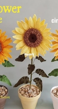 Pippa Patterns - Connie Rockliff - Sunflower