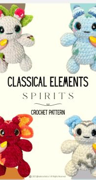 Hook Crochet Co - Carlina - Classical Elements Spirits