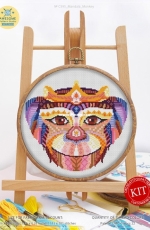 Awesome Pattern Studio - C595 - Mandala Monkey - PCS+XSD