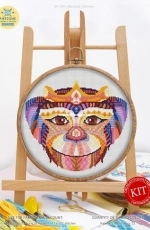 Awesome Pattern Studio - C595 - Mandala Monkey - PCS+XSD