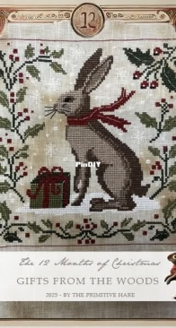 The primitive hare- 12 months of christmas #4-gifts from the woods