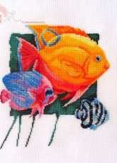 Zolotoe Runo PM-005 Yellow fish,  PM-006 Blue fish