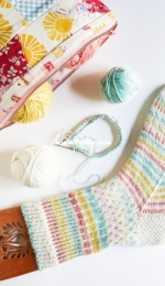 Les Gourmandes Socks  by Caroline Hegwer - The Noble Thread - Free