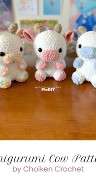 Choiken Crochet - Sarah  - Jumbo Cow