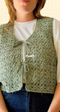 Cucurucu crochet - Cora vest