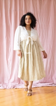 Seamwork - 3205 Wynn Tie-Front Crop - Sizes 00-30