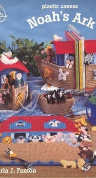 American School of Needlework ASN 3180 Plastic Canvas Noahs Ark