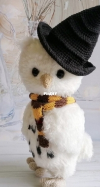cherrytoys - Vishnevaya Masterskaya - Valentina Vishnevskaya - Валентина Вишневская - Owl Hedwig - Сова Букля - Russian