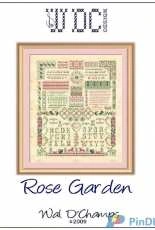 WDC Design - Wal DChamps Walfrida Sampler 2009 Rose Garden PCS