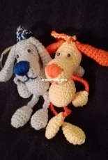 key chain little dogs