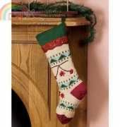 Folkways Christmas Stocking... free.. Yarnspirations