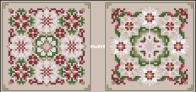 Just Nan JN335 Christmas Snowfall Biscornu PCS + XSD