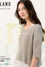 242-41 Lang Yarns Lino by LANGYARNS SWITZERLAND-English-German-French-Dutch