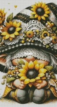 Chimera- Gnome with sunflower