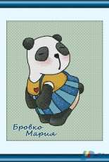 Kiss of the Panda by Maria Brovko