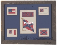 Redbone Valley - Confederate Flag by Margaret Carlson