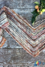 Rätstickad sjal /Shawl by Anna Vokulov-English,Swedish-Free