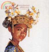 Thea Gouverneur TG 947 White Background / 948 Black Background - Indonesian Dancer (Balinese Dancer)