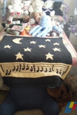 Twinkle, Twinkle Baby Blanket by Linda Gavaldon/ Little Piggy Patterns