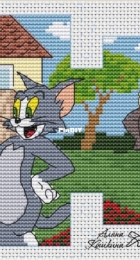 Tom and Jerry Ornament by Alena Koshkina