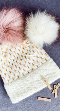 Double dot beanie by Alena Havlova-English, Czech-Free