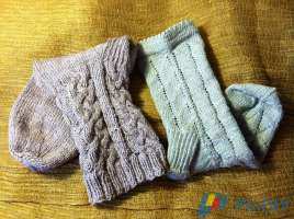 (2 for 1) Wonky Socks and The Drunken Cello Socks by Heather M Brown