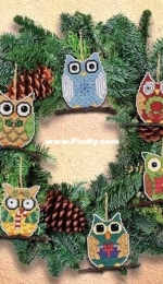 Janlynn 021-1453 - Owl Ornaments