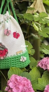 Gek op Haken - Pixel 2 Mix - Homemade Crafts - Marja Hermes - Backpack Sky - Rugtasje Sky - Dutch