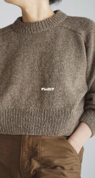 Back Yoke Sweater by Noriko Ichikawa