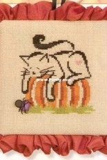 Trick or Kitty Treat by Brittercup Designs from Just Cross Stitch - October 2008 PCS + XSD