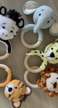 Baby Rattles Safari